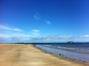 NB beach looking west