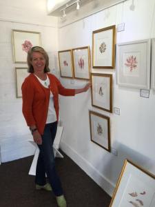 Sara at Edge of the Sea exhibiton